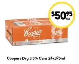 Drakes Coopers Dry 3.5% Cans offer