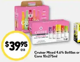 Drakes Cruiser Mixed 4.6% Bottles or Cans offer