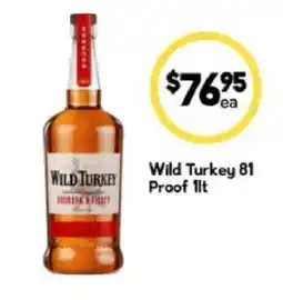 Drakes Wild Turkey 81 Proof offer