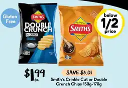 Drakes Smith's Crinkle Cut or Double Crunch Chips offer
