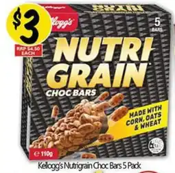 NQR Kellogg's Nutri Grain Choc Bars offer