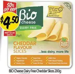 NQR Bio Cheese Dairy Free Cheddar Slices offer
