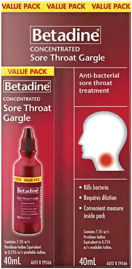 Betadine Sore Throat Gargle