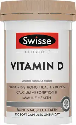 Swisse Ultiboost Vitamin D 250 Capsules