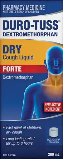 Pharmacist Advice Duro-Tuss Dry Cough Liquid Forte offer