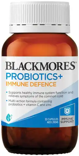 Pharmacist Advice Blackmores Probiotics + Immune Defence offer