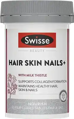 Discount Drug Stores Swisse Beauty Hair Skin Nails+ 60 Tablets offer