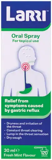 Pharmacist Advice Larri Oral Spray offer