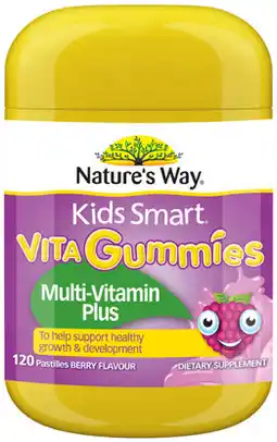 Discount Drug Stores Nature’s Way Kids Smart Vita Gummies Multi-Vitamin Plus 120 Gummies offer
