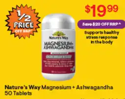 Discount Drug Stores Nature’s Way Magnesium + Ashwagandha offer