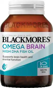 Discount Drug Stores Blackmores Omega Brain 60 Capsules offer