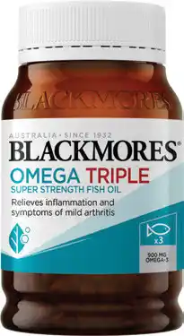 Discount Drug Stores Blackmores Omega Triple Super Strength Fish Oil offer