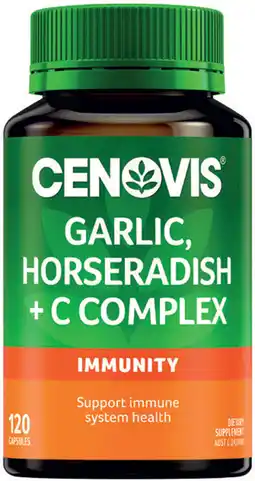 Discount Drug Stores Cenovis Garlic, Horseradish + C Complex offer