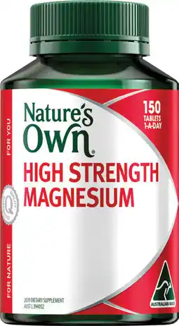Discount Drug Stores Natures Own High Strength Magnesium offer