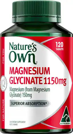 Discount Drug Stores Natures Own Magnesium Glycinate offer