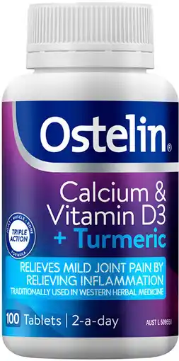 Discount Drug Stores Ostelin Calcium & Vitamin D3 + Turmeric offer