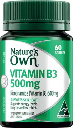 Discount Drug Stores Natures Own Vitamin B3 500mg offer