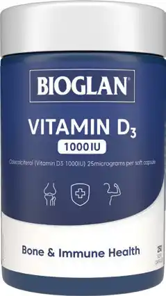 Discount Drug Stores Bioglan Vitamin D3 1000IU 250 Capsules offer