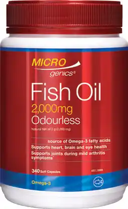 Discount Drug Stores Microgenics Fish Oil Odourless offer