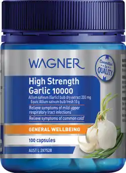Discount Drug Stores Wagner High Strength Garlic 10000 offer