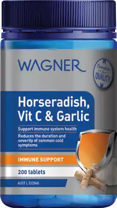 Discount Drug Stores Wagner Horseradish, Vit C & Garlic offer