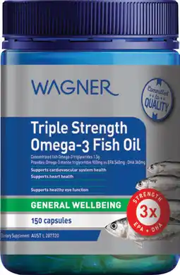 Discount Drug Stores Wagner Triple Strength Omega-3 Fish Oil offer