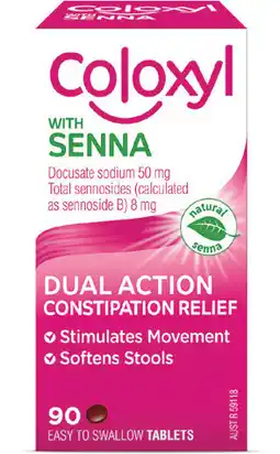 Discount Drug Stores Coloxyl With Senna 90 Tablets offer