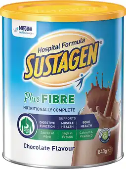 Discount Drug Stores Sustagen Hospital Formula Plus Fibre Chocolate Flavour offer