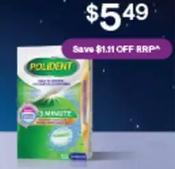 Discount Drug Stores Polident Fresh Active Denture Cleanser offer