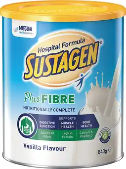 Discount Drug Stores Sustagen Hospital Formula Plus Fibre Vanilla Flavour offer