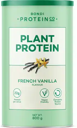 Discount Drug Stores Bondi Protein Co. Plant Protein French Vanilla Flavour offer