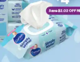 Discount Drug Stores Curash Simply Water Wipes offer