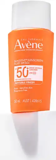Discount Drug Stores Avène Sunsitive Sunscreen Fluid SPF 50+ offer