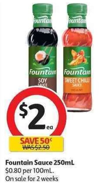 Fountain sauce 250ml