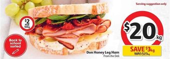 Coles Don honey leg ham offer