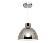 LivingStyles Dome Metal Pendant Lighting, Chrome offer