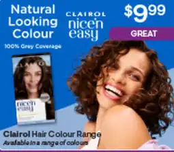 Discount Drug Stores Clairol Hair Colour Range Avalable in a range of colours offer