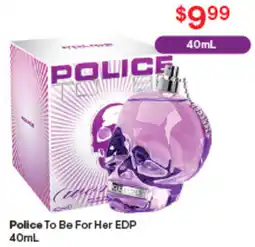 Discount Drug Stores Police To Be For Her EDP offer