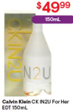Discount Drug Stores Calvin Klein CK IN2U For Her EDT offer