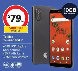 Coles Telstra T Essential 2 offer