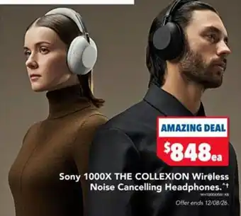 Sony 1000X The Collexion Wireless Noise Cancelling Headphones