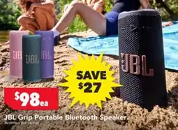 Harvey Norman JBL Grip Portable Bluetooth Speaker offer