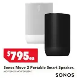 Harvey Norman Sonos Move 2 Portable Smart Speaker offer
