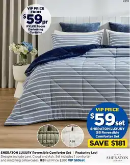 Spotlight Sheraton Luxury Reversible Comforter Set offer