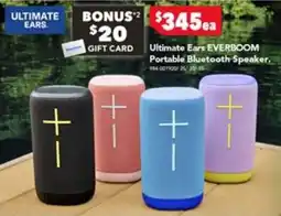 Harvey Norman Ultimate Ears EVERBOOM Portable Bluetooth Speaker offer