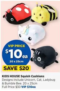 Spotlight Kids House Squish Cushions offer