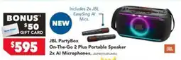 Harvey Norman JBL PartyBox On-The-Go 2 Plus Portable Speaker offer