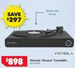 Harvey Norman Victrola 'Stream' Turntable offer