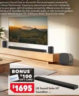 Harvey Norman LG Sound Suite H7 Soundbar offer