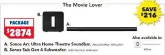 Harvey Norman Sonos Arc Ultra Home Theatre Soundbar offer